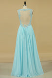 2024 Plus Size V-Neck Prom Dresses A Line Floor Length With Ruffles & Applique PD837SC4