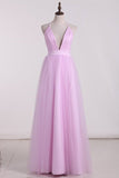 2024 Tulle Bridesmaid Dresses Spaghetti Straps With PFB3CPDH