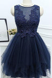 2024 Scoop Homecoming Dresses A Line Tulle P6GLEACZ