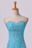 2024 Prom Dresses Sweetheart Rhinestone Beaded Bodice PBA4XRFG