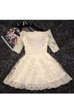 2024 New Arrival Bateau A Line Homecoming Dresses Tulle PA67MPZM