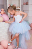 2024 Sweetheart A Line Flower Girl Dresses Tulle PQN9N357