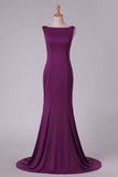 2024 New Arrival Evening Dresses Scoop Mermaid Sweep PZ3M3BHG