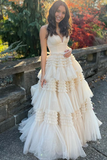 Sevy Daffodil A-line Doric Sweetheart Long Prom Dress