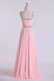 2024 Prom Dresses A-Line Floor Length Straps P97MP1LY