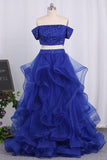 2024 New Arrival A Line Prom Dresses Tulle With PEYJ5758