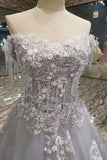 2024 New Arrival Wedding Dresses Lace Up Off The Shoulder With Appliques PX9BX9P3