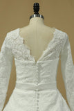 2024 Latest Style Wedding Dresses Scoop A-Line PHY5FZMN