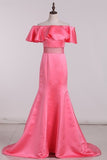 2024 New Arrival Evening Dresses Boat Neck P45351LQ