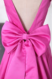 2024 New Arrival V Neck Satin With Bow Knot Mermaid PB8NNN83