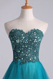 2024 Homecoming Dress Sweetheart A Line With Applique And P2RDS4XB