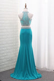 2024 Spandex Mermaid Two-Piece Scoop Prom PJCZJ2JT