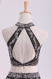 2024 Black Open Back Prom Dresses Mermaid Floor Length PMAG1QQH