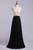 2024 Prom Dresses A Line Floor Length Halter PDSXXMQ7