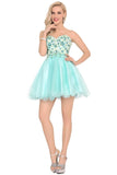 2024 Homecoming Dresses A-Line Boat Neck Short/Mini Beaded P29MRREZ