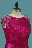 2024 Scoop Mermaid Prom Dresses Sequins With PSCR1FJ2