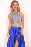 2024 Prom Dresses A Line Two Pieces With P63DDYS1