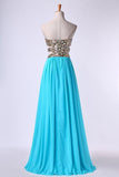 2024 Prom Dresses A Line Sweetheart Floor Length P3MEPD41