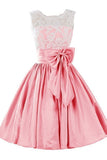 2024 Scoop With Applique And Bow Knot Taffeta A P9YH24G7