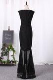 2024 Scoop Sheath Sexy Prom Dresses P7C92XC4