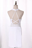 2024 New Arrival Cocktail Dresses Halter Open Back Spandex P8ZCPH5H