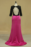 2024 Mid-Length Prom Dresses Mermaid/Trumpet Sweep Train Bicolor P7G45MS3