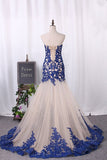 2024 Prom Dresses Sweetheart Tulle With Applique PRD3NQB1