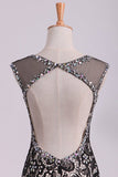 2024 Black Prom Dresses Mermaid/Trumpet Scoop P6CNN7C1