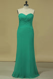 2024 Sweetheart Sheath Bridesmaid Dress With P4NTM8F3