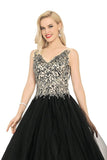 2024 New Arrival Quinceanera Dresses V Neck Tulle PY7X6JT4