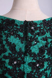 2024 Prom Dress Scoop A Line With Black Applique & Ribbon Beaded PBHSPY49