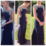 Long Sleeves V-neck Tulle Prom Dress with Detachable Train PG