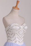 2024 Sweetheart Beaded Bodice Homecoming Dresses A PYN2CRNT