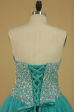 2024 Sweetheart Beaded Bodice Quinceanera Dresses Ball Gown PZMGSGD7