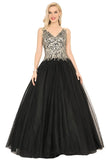 2024 New Arrival Quinceanera Dresses V Neck Tulle PY7X6JT4