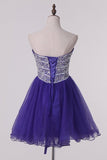 2024 Homecoming Dresses Sweetheart Short/Mini A Line Tulle PPCEK5TM