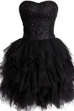 Mini Princess Strapless Ruffled Homecoming Cocktail Dress