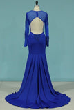 2024 Mermaid Blue Prom Dress PRGGG63Y