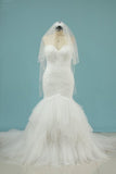 2024 New Arrival Sweetheart Tulle With Applique Mermaid PCSMZLTD