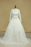 2024 Latest Style Wedding Dresses Scoop A-Line PHY5FZMN