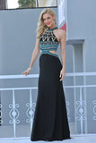 2024 Prom Dresses Scoop Spandex With Beading PZKB3688