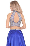 2024 Prom Dresses A Line Two Pieces With P63DDYS1