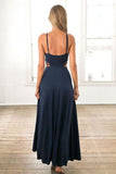 2024 Evening Dresses A Line Spaghetti Straps Chiffon With Slit PN4B3LC9