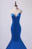 2024 Evening Dresses Sweetheart Mermaid/Trumpet Satin Court PFFDG9X3