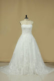 2024 New Arrival Scalloped Neck Wedding Dresses PRFCT9CY