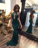 Long high neck mermaid sexy prom dresses backless prom dresses dresses for prom