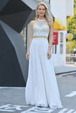 2024 Scoop Prom Dresses A Line Beaded Bodice PY9EQ3ZC