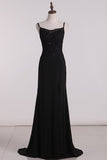 2024 Prom Dresses Sheath Spaghetti PQLR18ES