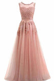 Beautiful A-Line Long Lace Tulle Zipper Evening Dress Ball Gown P9GDPGQH