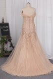 2024 Mermaid Off The Shoulder Wedding Dresses Tulle PHSZNJ5Y